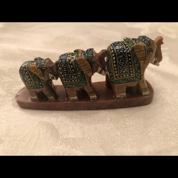 Marble Indian elephants decor - Picture 7 of 11